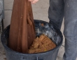 Wat overblijft gaat naar de composthoop